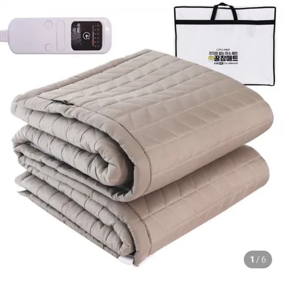 라이프란스 꿀잠매트 온열 탄소매트 싱글