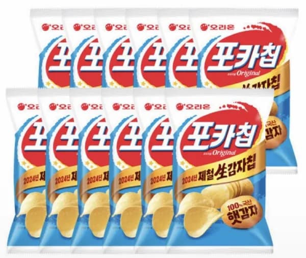 포카칩 오리지널 66g 12개 (12,030원/무료)