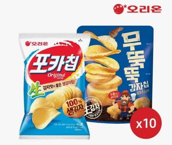 포카칩 무뚝뚝 통크 초코파이 카스타드 도도한나쵸 찍먹나쵸 외 다양