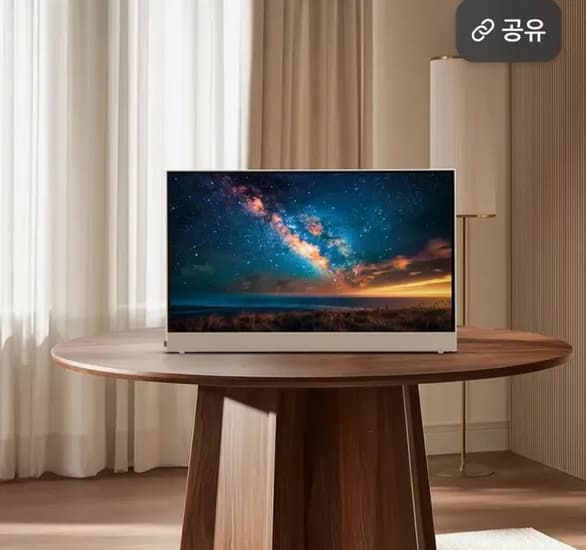 더함 포터블 TV NA321QLED 32인치 스탠드형