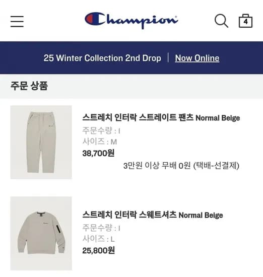 챔피온 스트레치 인터락 트레이닝 세트