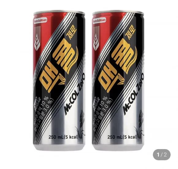 맥콜 제로 250ml 60개