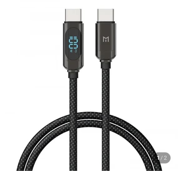 C타입 100W LED 케이블 1.2M 1개 (2,900원/2,500원)