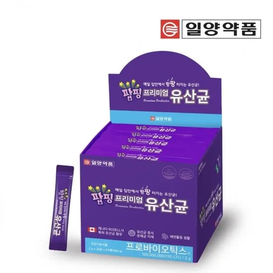 일양약품 팝핑 프리미엄 유산균 20포 (3,690원/네멤무배)