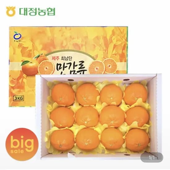 서귀포 대정농협 레드향 3kg (24,910원/무배)