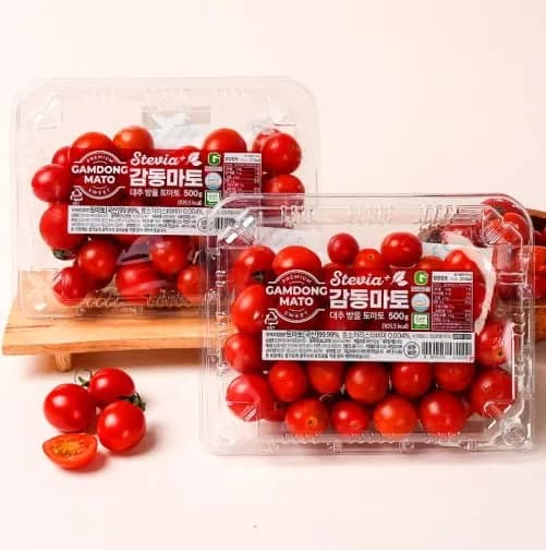 스테비아 방울토마토 2kg (500g 4팩) (12,960원/무료)