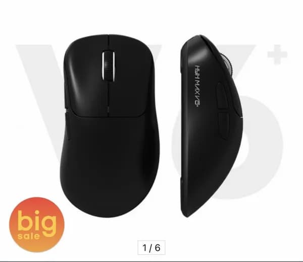 )Fire Silver Fox MAX V6+ 무선 게이밍 마우스 55g 500mah PAW3311(17,510원/무료)