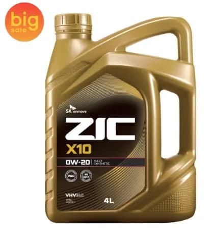 SK엔무브 지크 X10 0W-20 4L (ZIC X10) (22,270/무료)