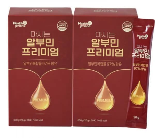 마시는 알부민 프리미엄 20g 30포 2박스 (21,900원/무료)
