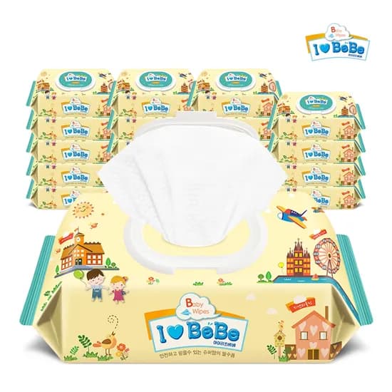 아이러브베베 아이보리 72매 20팩 캡형 물티슈 (12,974원/무배)
