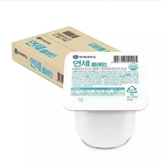 연세 요거트 플레인/딸기/복숭아 80g X 24개 (8,910원/무료)