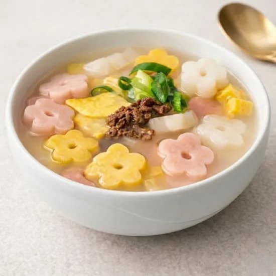 햅쌀 꽃 모양 떡국떡 500g (9,900원 / 무배)