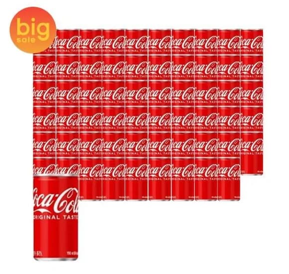 코카콜라 190ml x 60캔 (1,960원/무료)2