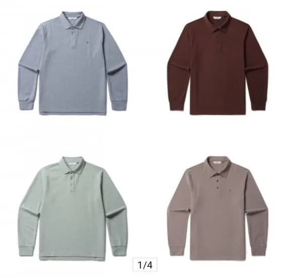 올젠 캐주얼 긴팔 카라 티셔츠 (20,650원/무료)