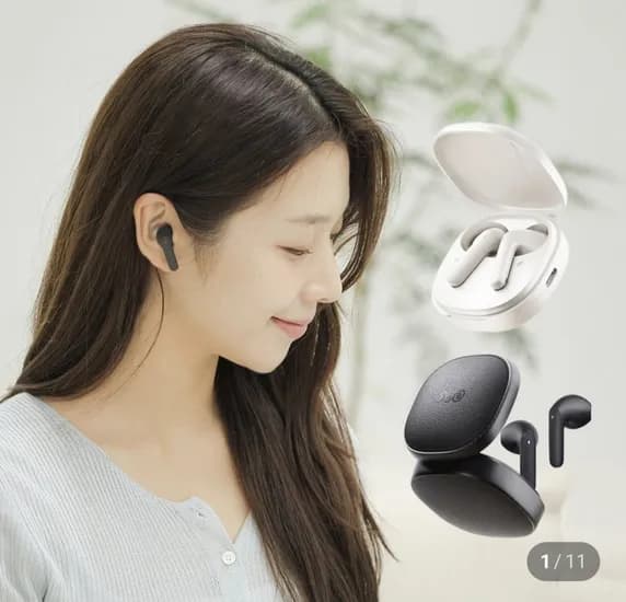 QCY AIR 블루투스 무선 이어폰 오픈형 (15,600원/무료)