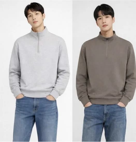 네파 남여 하프집업 맨투맨 티셔츠 5종 (27,200원/무료)