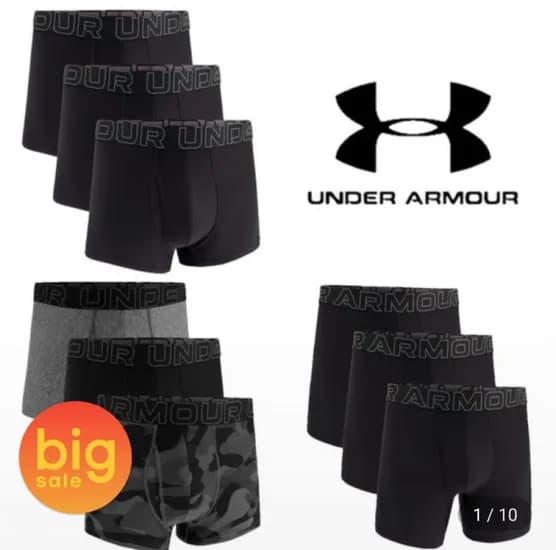 언더아머 남성 기능성 속옷 3입 세트