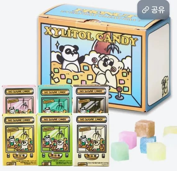 프로넛 무설탕 자일리톨 캔디 6개입 (12,900원/무료)