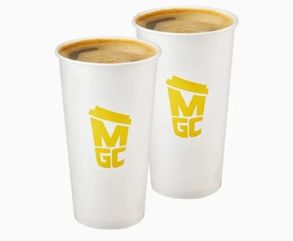 메가커피 (HOT) 더블따아세트 25% (2,550원/무료)