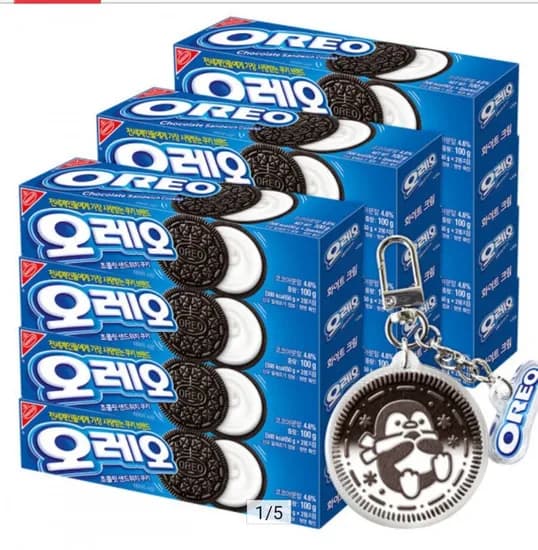 오레오 쿠키 100g 12개 골라담기 + 키링증정 (유클 ,200원/무료)11