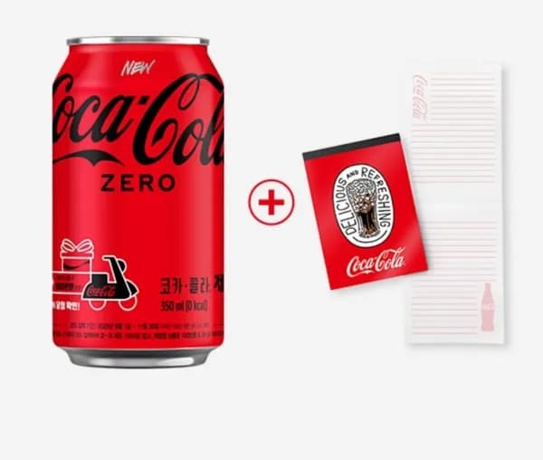 코크 제로 350CAN X24 + 코카콜라 메모패드