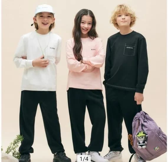 블랙야크키즈 긴팔 싱글티셔츠 + 조거팬츠 세트 (39,340원/무료)