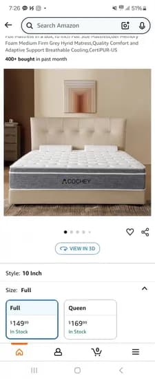 롤팩 매트리스 (99,000/20,000)