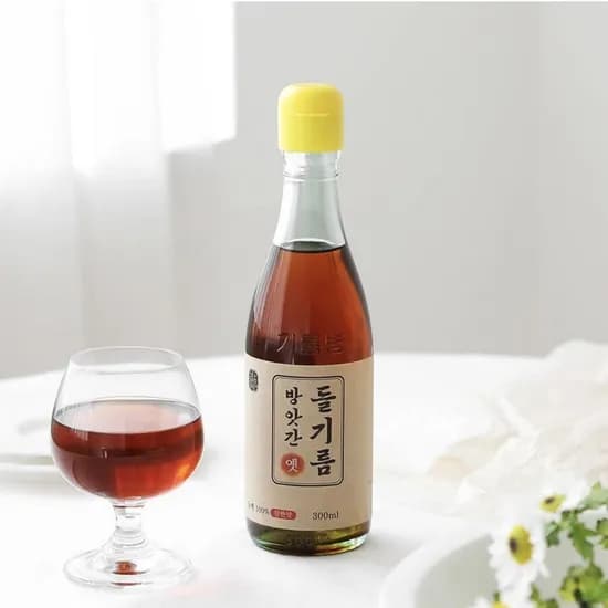 저온압착 들기름 300ml 2병