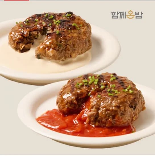함박 스테이크 6팩