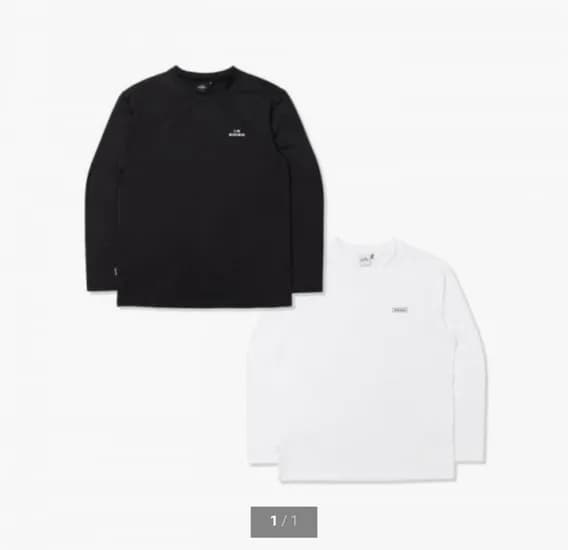 아이더 기능성 남성 긴팔 라운드 티셔츠 2PACK