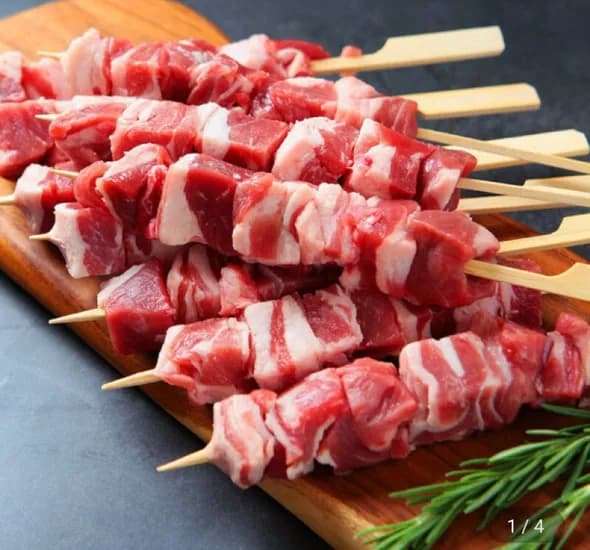 양꼬치용 양깍두기 양고기 kg + 쯔란 1봉