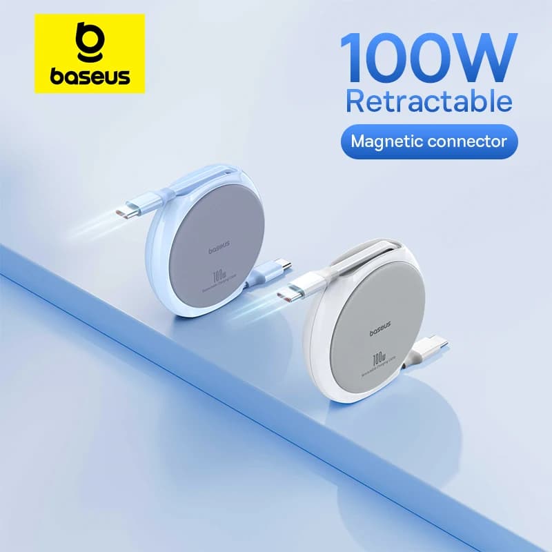 베이스어스 USB C 릴 케이블 100W
