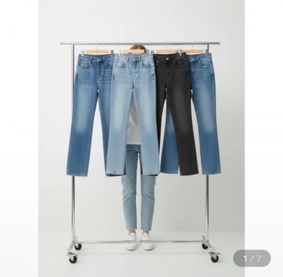 폴햄 사방스판 일자/테이퍼드/세미와이드 데님팬츠 2개