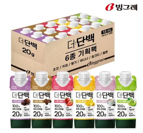 더단백 혼합 18팩 초코맛 18팩 커피맛 18팩 아카페라 아메리카노 1L 12개 외 다양