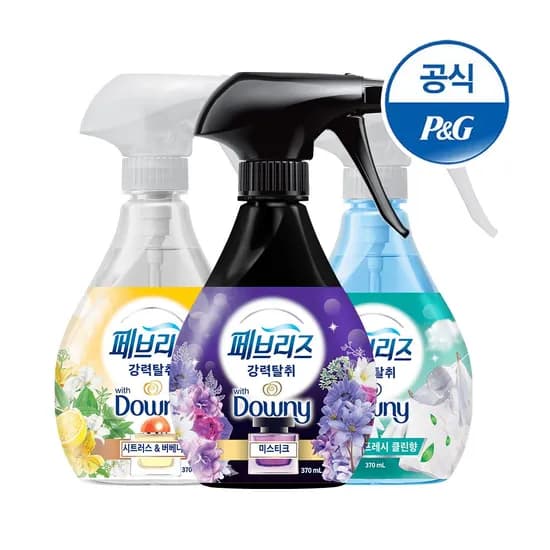 페브리즈 섬유탈취제 370ml 3개