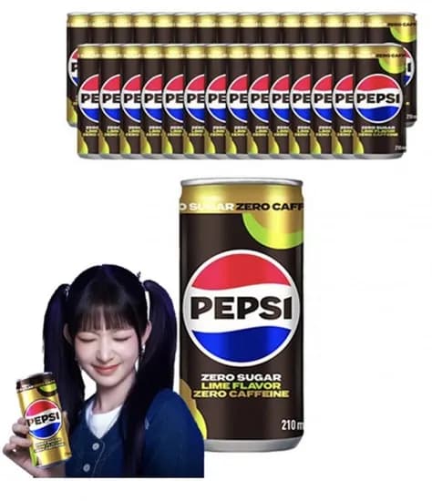 펩시 제로 라임/카페인 210ml 30캔