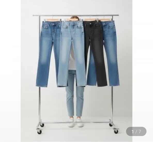 폴햄 사계절 사방스판 일자/테이퍼드/세미와이드 데님팬츠 (6,880원/2장이상무료)1