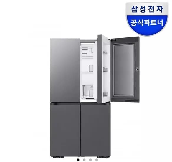 삼성전자 비스포크 4도어 25년형 902L AI냉장고 등급 RM70F90M1DD 푸드쇼케이스 (1,689,000원/무료)1
