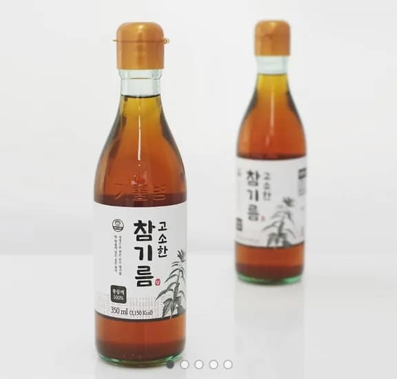 저온압착 고소한 통참깨100% 방앗간 참기름 350ml 2병 (11,900원/무료)
