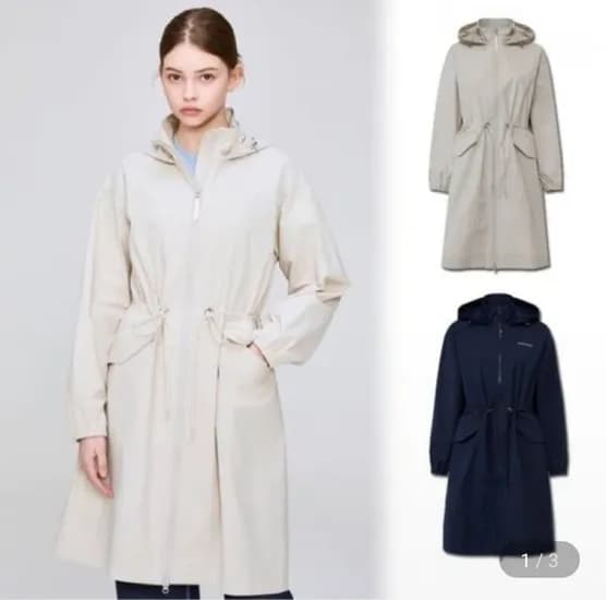 아이더 여성 봄여름 캐주얼 트렌치 코트