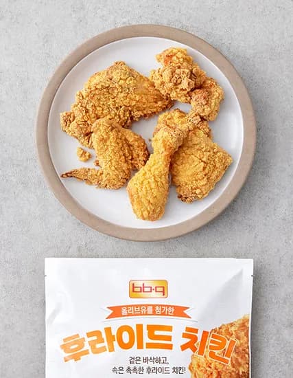 BBQ 후라이브 치킨 (6,90원/무료)3