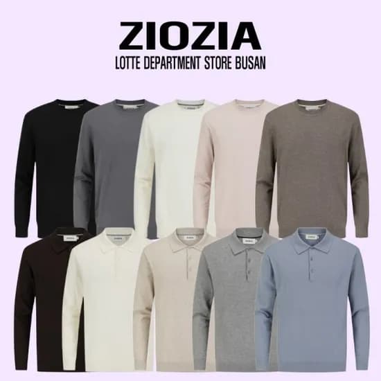 지오지아 라운드/카라넥 니트 (18,040원/무료)