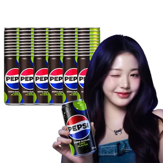 펩시제로 라임 210ml 60캔 (유클 21,240원/무료)