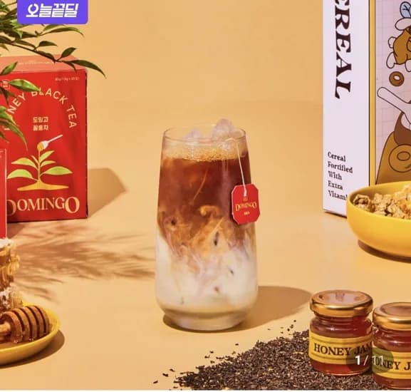 도밍고 꿀홍차/꿀캐모마일 40티백 (9,400원/무료)