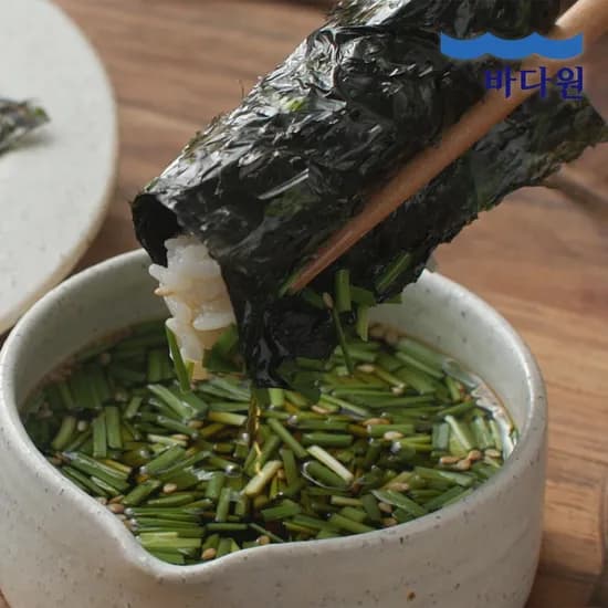 바다원 국내산 구운 곱창김 20g (6매) x 3봉 (9,300원/무료)