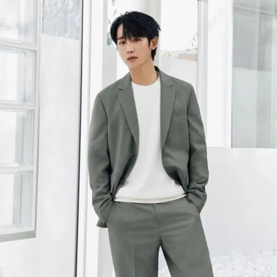 내츄럴 스트레치 자켓