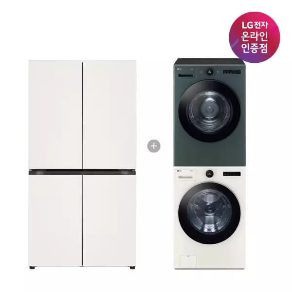 LG 매직스페이스 냉장고+세탁건조기 세트 T멤버십+카드할인(3,692,000원/무배)