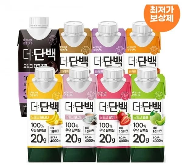 더단백 드링크 8종 18팩x2(44,910원/무배)