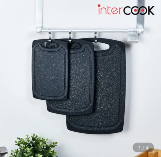 인터쿡 실리콘 도마 3종 세트(S.M.L) (10,420원/무료)