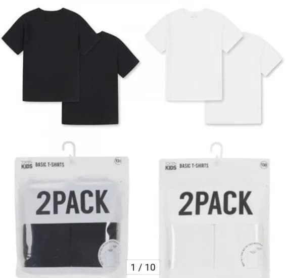 탑텐키즈 순면 반팔티 2장 (8,030원/4세트이상무료)